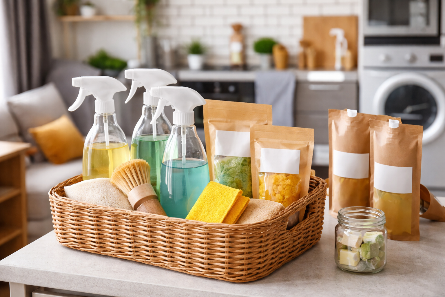 10 Produtos de Limpeza Recarregáveis para Quem Mora em Studios ou Kitnets