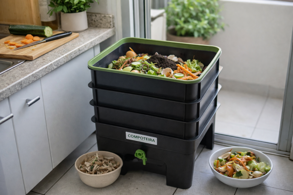 Como Montar um Sistema de Compostagem para Apartamentos Pequenos sem Cheiro