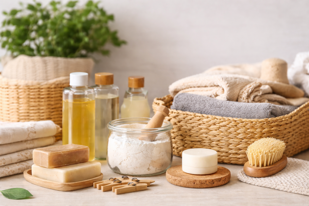 Como Reduzir Plástico na Lavanderia Usando Tendências Zero-Waste de 2026