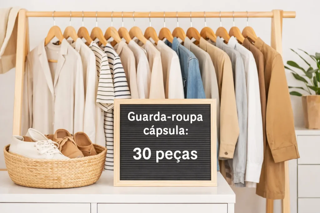 Moda Sustentável na Prática: Como Montar Guarda-Roupas Cápsula Usando Apenas 30 Peças